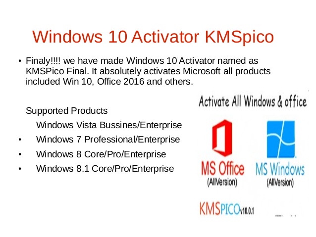 kmspico windows 10 activator download